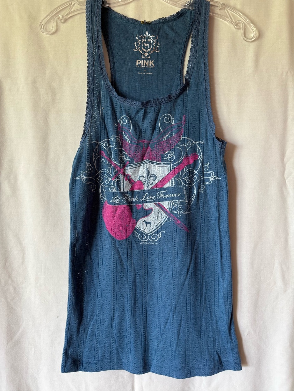 NWT Vintage 2006 Victoria’s Secret PINK Graphic Tank Top Medium RARE